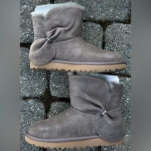 Ugg Mini Twist Short Boot Mole Brown Grey Women’s Size 7 NWOB - READ DESCRIPTION